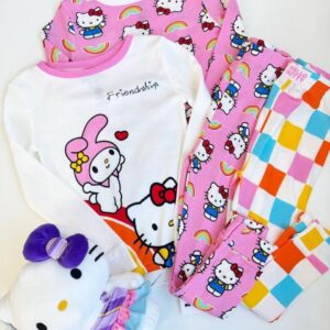SET 4 PIEZAS HELLO KITTY